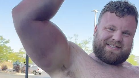 Tom Stoltman Explains His Biceps Injury Sustained at 2025 Strongest Man on Earth