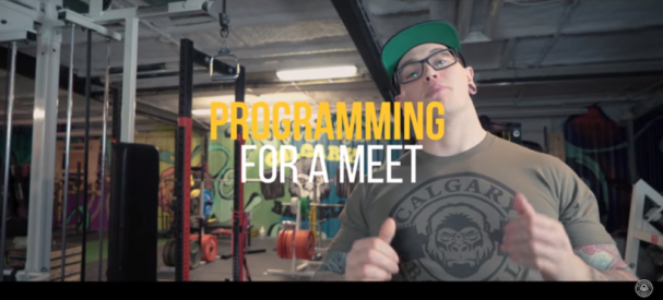 So You Wanna Be A Powerlifter? Programming for a Meet